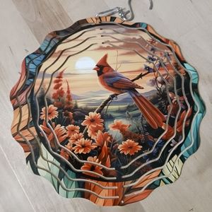 Cardinal 8 in. Wind spinner